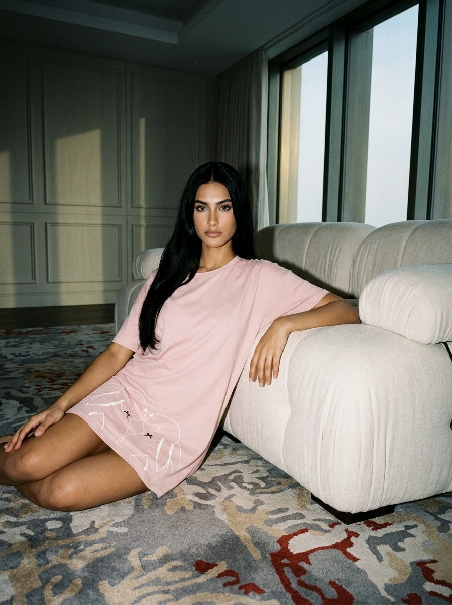 Home Bliss Pink Cotton Pajamas – Comfortable Summer Sleepwear