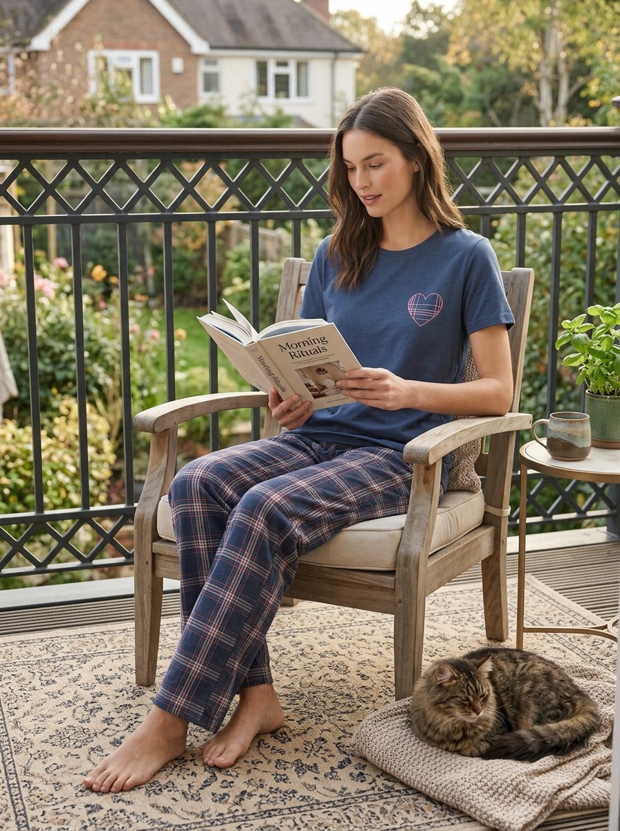 Relax Mode Female Pajamas – Premium Cotton Summer Lounge Set
