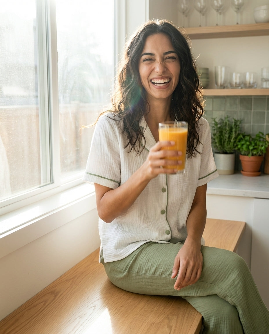 Iris – Female Breathable Linen Summer Pajama