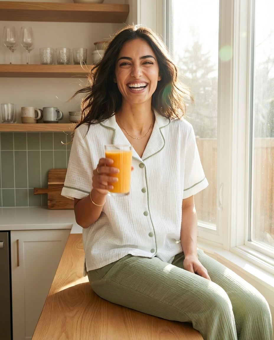Iris – Female Breathable Linen Summer Pajama